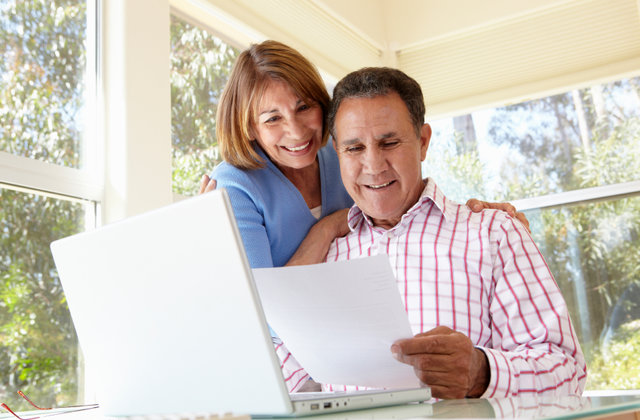 Smiling Older Couple